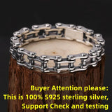 10MM Bicycle Punk Bracelet S925 Silver Jewelry Women Jewelry Gifts - Gemstone Gold