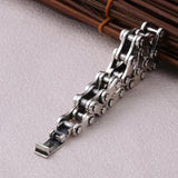 10MM Bicycle Punk Bracelet S925 Silver Jewelry Women Jewelry Gifts - Gemstone Gold