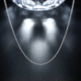 1mm Snake Chain Necklace 925 Sterling Silver Inch For Woman Jewelry - Gemstone Gold