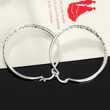 5CM circle hoop Earrings for Women wedding party Jewelry - Gemstone Gold