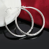 5CM circle hoop Earrings for Women wedding party Jewelry - Gemstone Gold