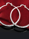 5CM circle hoop Earrings for Women wedding party Jewelry - Gemstone Gold