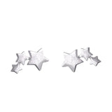 925 sterling silver Star Stud Earrings for Women Wedding Jewelry - Gemstone Gold