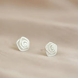 Luxury Rose Stud Earrings for Women 925 sterling silver Wedding Jewelry