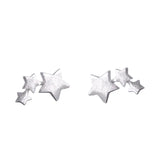 925 sterling silver Star Stud Earrings for Women Wedding Jewelry