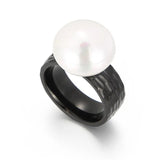 Romantic Natural Pearl Ring Gold For Women Jewelry