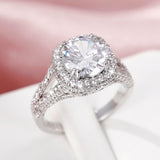 White Zircon Wedding Ring for Women Engagement Jewelry