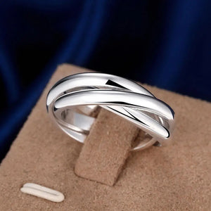 Women Silver Ring Lady Wedding Women 925 Sterling Jewelry Lover Gift