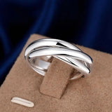 Women Silver Ring Lady Wedding Women 925 Sterling Jewelry Lover Gift