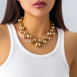 Vintage Hyperbole Pearls Necklace Collarbone Women  Jewelry