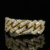  Luxury Twist Cocktail Ring for Women Gold Party Jewelry