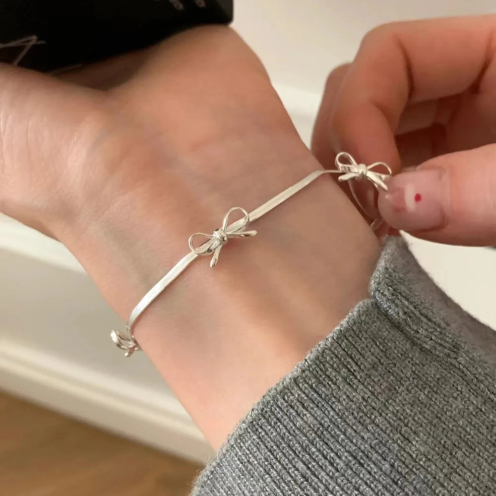 Multilayer Lucky Bead Bracelets 925 Sterling Woman Charm Party Jewelry