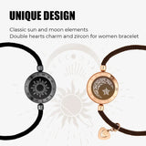 Sun Moon touch Light up Vibrate Bracelet Couples Long Distance Relationship