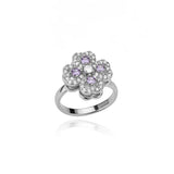Four Leaf Clover Spinner Ring For Women Wedding Jewelry Gift