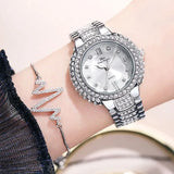 Diamond Starry Sky Roman Watch Bracelet Women Jewelry