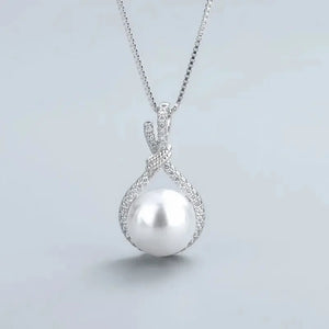 Waterdrop Pearl Pendant Necklace for Women Accessories Female Jewelry