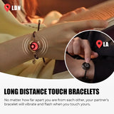 Sun Moon touch Light up Vibrate Bracelet Couples Long Distance Relationship