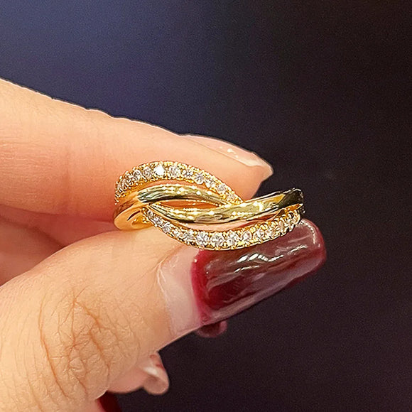 Statement Women's Rings for Wedding Accessories Zircon Jewelry