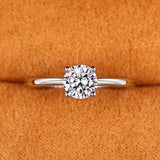 Wedding Band Eternity Ring Women Round Zirconia Engagement Jewelry
