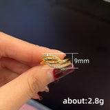 Statement Women's Rings for Wedding Accessories Zircon Jewelry