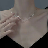 Double-layer Pearl Love Pendant Necklace Women Jewelry Wedding Party