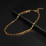 Paperclip Chain Choker Necklaces For Men Women Jewelry