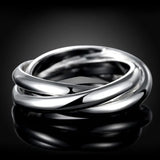 Women Silver Ring Lady Wedding Women 925 Sterling Jewelry Lover Gift