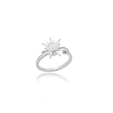 Four Leaf Clover Spinner Ring For Women Wedding Jewelry Gift
