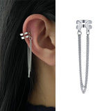 Big Circle Clip Earrings for Women Cuff Party Jewelry Set Gift