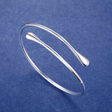 Silver Engagement Bracelet Bangle For Women Wedding Party Jewelry