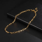 Paperclip Chain Choker Necklaces For Men Women Jewelry