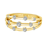 Eternity Band Moissanite Ring For Women Wedding Jewelry