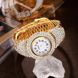 Luxury Watch Rhinestone Women Wristwatch For Girl Ladies Jewelry Set