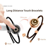 Sun Moon touch Light up Vibrate Bracelet Couples Long Distance Relationship