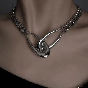 Punk Rock Necklace For Women Clavicle Chain Party Jewelry