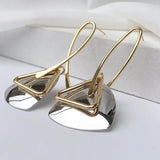 Hollow Triangle Drop Earrings For Women Punk Jewelry Gifts