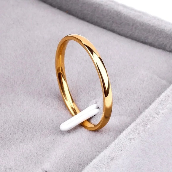 Classical Gold Ring colour Wedding Couples Engagement Jewelry