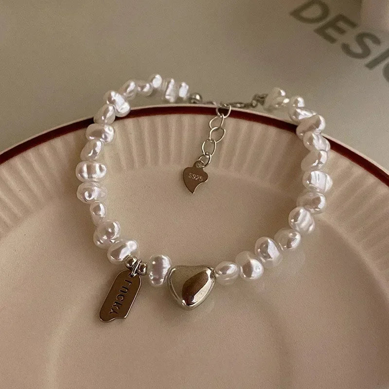 Multilayer Lucky Bead Bracelets 925 Sterling Woman Charm Party Jewelry