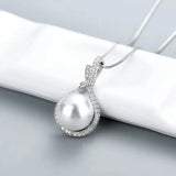 Waterdrop Pearl Pendant Necklace for Women Accessories Female Jewelry