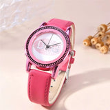 Luxury Ladies Quartz Wristwatch Leather Strap Watch Women Jewelry