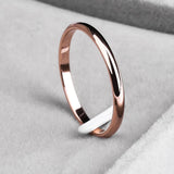 Classical Gold Ring colour Wedding Couples Engagement Jewelry