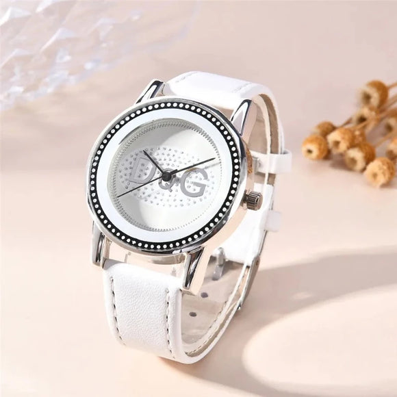 Luxury Ladies Quartz Wristwatch Leather Strap Watch Women Jewelry