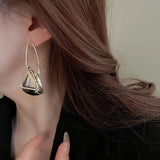 Hollow Triangle Drop Earrings For Women Punk Jewelry Gifts