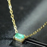 Authentic Tourmaline Pendant Necklace for Women Wedding Jewelry - Genuine - Gemstone