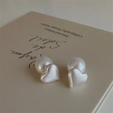 Brushed Frosted Ball Earrings Jewelry for Women Jewelry Accessories - Gemstone Gold
