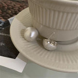 Brushed Frosted Ball Earrings Jewelry for Women Jewelry Accessories - Gemstone Gold