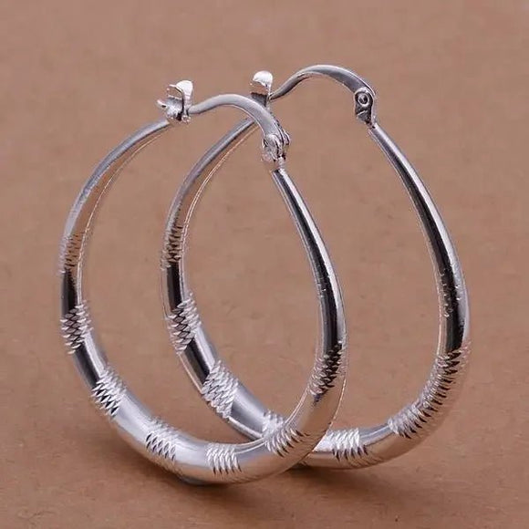 Classic Charm Earring 925 Sterling silver for women Jewelry wedding party - Gemstone Gold