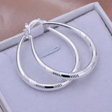 Classic Charm Earring 925 Sterling silver for women Jewelry wedding party - Gemstone Gold