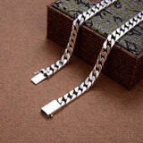 Classical LOCK Chain Necklace Bracelet Punk S925 Jewelry Women Jewelry Gifts - Gemstone Gold