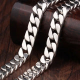 Classical LOCK Chain Necklace Bracelet Punk S925 Jewelry Women Jewelry Gifts - Gemstone Gold